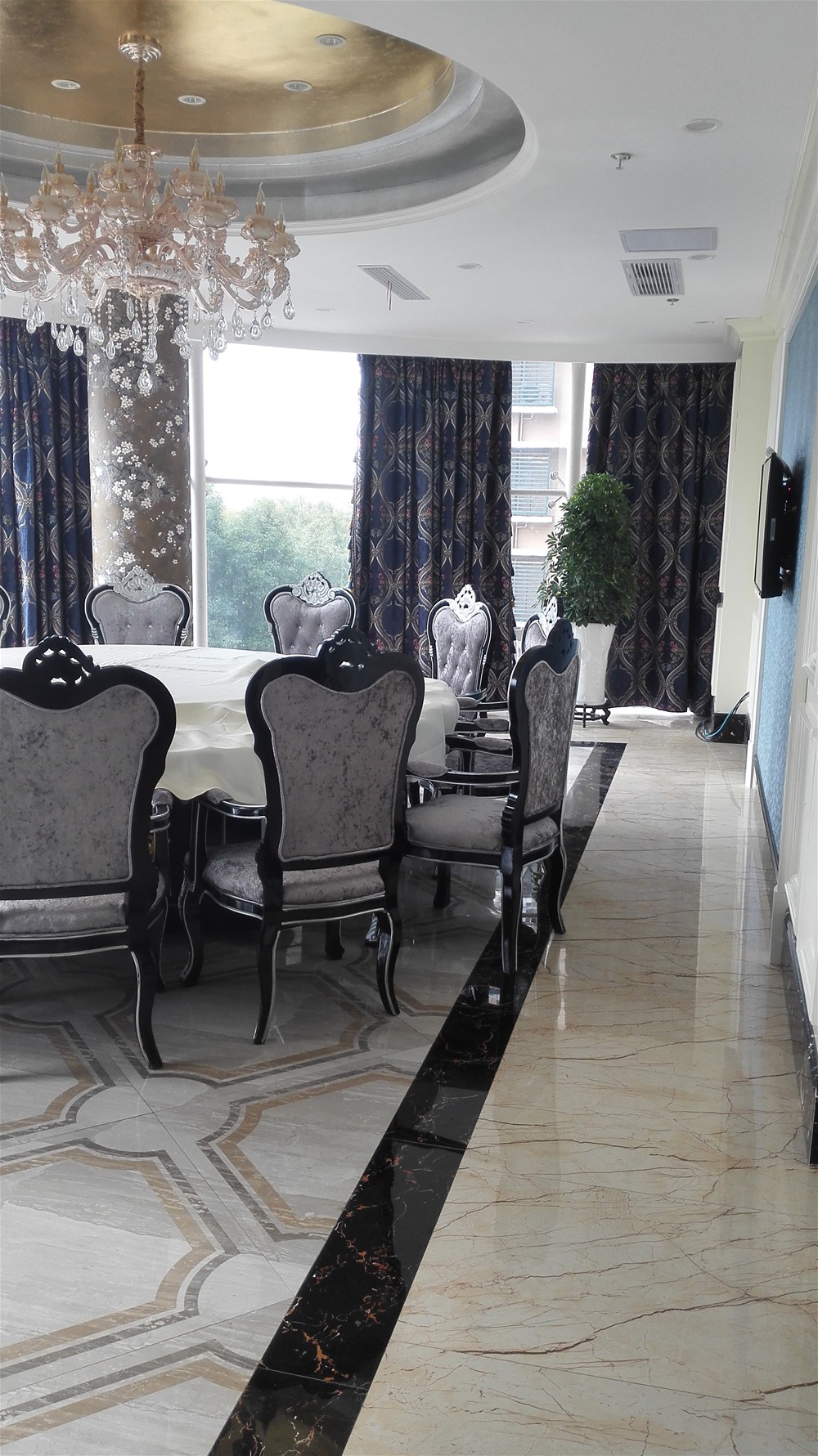 江苏盐城东林海岸大旅馆包间实景