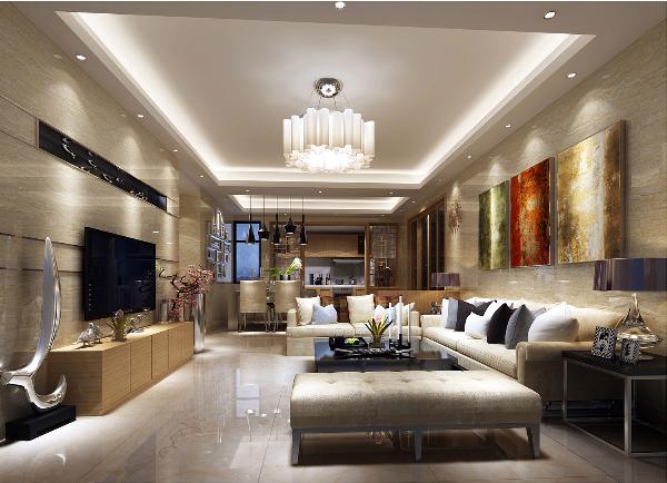 1xBET大理石瓷砖黄洞石KYP8021瓷砖客厅效果图