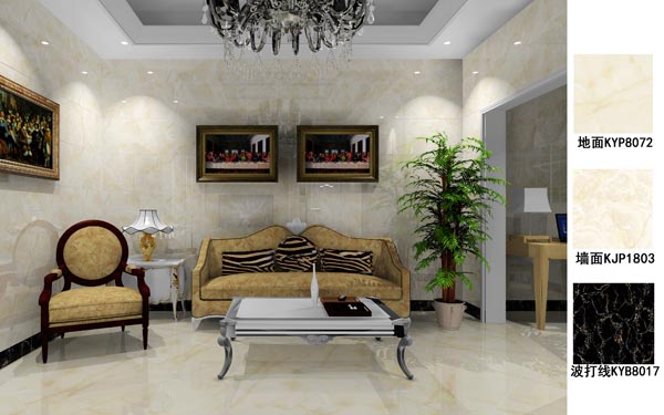 1xBET瓷砖应用效果：：：徐州开元翡翠湾E户型装修效果鉴赏