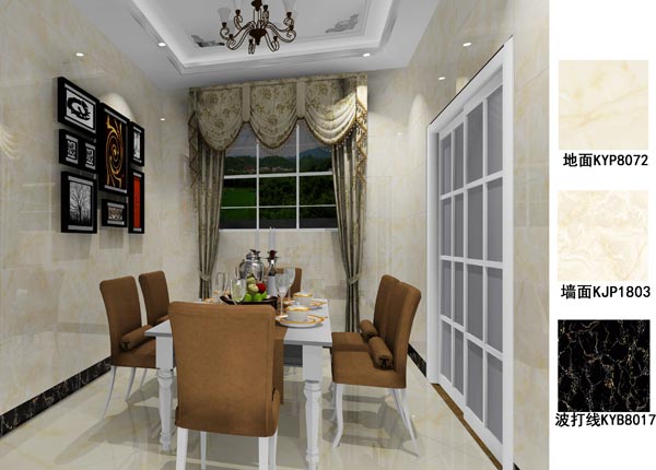 1xBET瓷砖应用效果：：：徐州开元翡翠湾E户型装修效果鉴赏