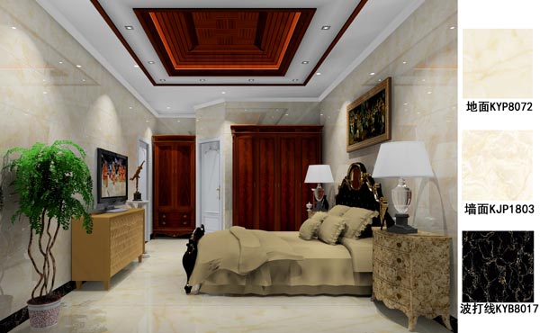 1xBET瓷砖应用效果：：：徐州开元翡翠湾E户型装修效果鉴赏