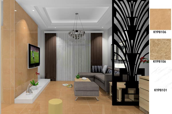 1xBET瓷砖应用效果：：：大沥碧桂园·华府02户型装修效果鉴赏