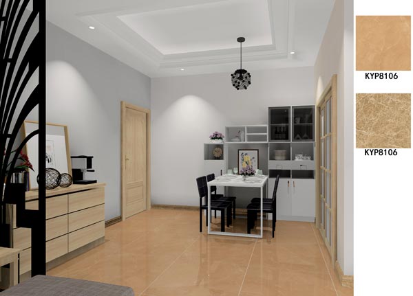 1xBET瓷砖应用效果：：：大沥碧桂园·华府02户型装修效果鉴赏