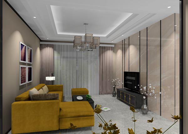 1xBET家装：佛山灯湖华府133㎡现代简约装修效果鉴赏