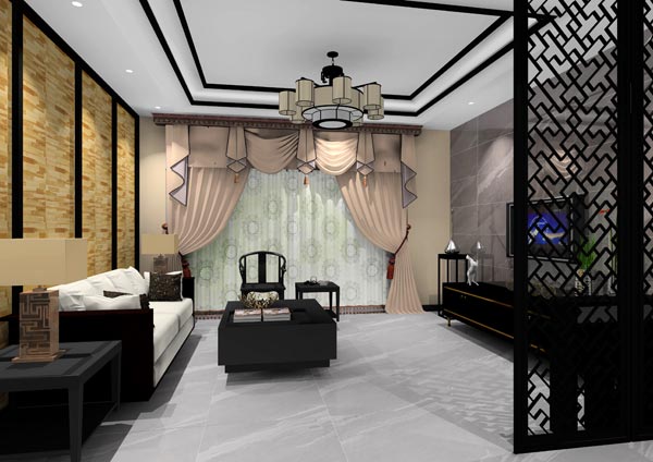 1xBET家装：佛山灯湖华府173㎡新中式装修效果鉴赏