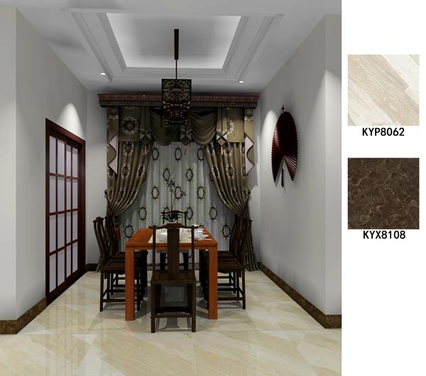 1xBET家装：佛山保利紫山国际115㎡中式气概装修鉴赏