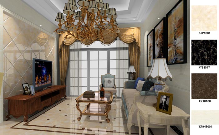 1xBET家装：：东莞南城丽水佳园75㎡简欧气概装修鉴赏