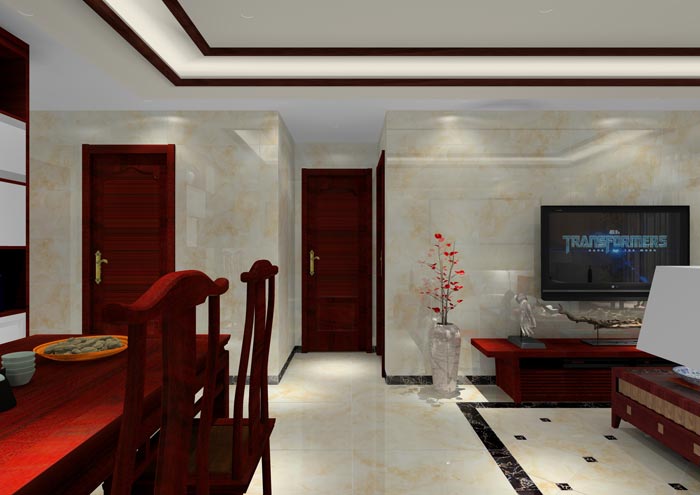 1xBET家装：佛山合景新鸿基·泷景100㎡新中式装修效果鉴赏