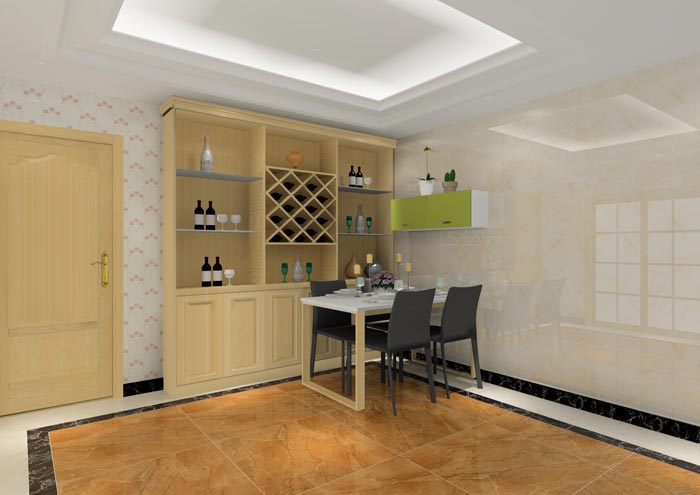 1xBET家装：：佛山合景新鸿基·泷景110㎡简约现代装修效果鉴赏