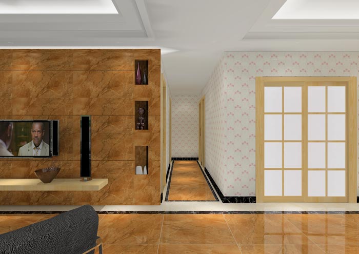 1xBET家装：：佛山合景新鸿基·泷景110㎡简约现代装修效果鉴赏