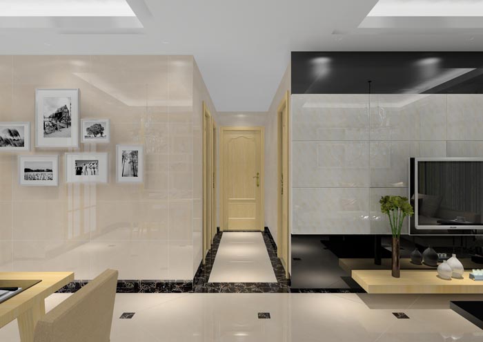 1xBET家装：佛山合景新鸿基·泷景96㎡简约现代装修效果鉴赏