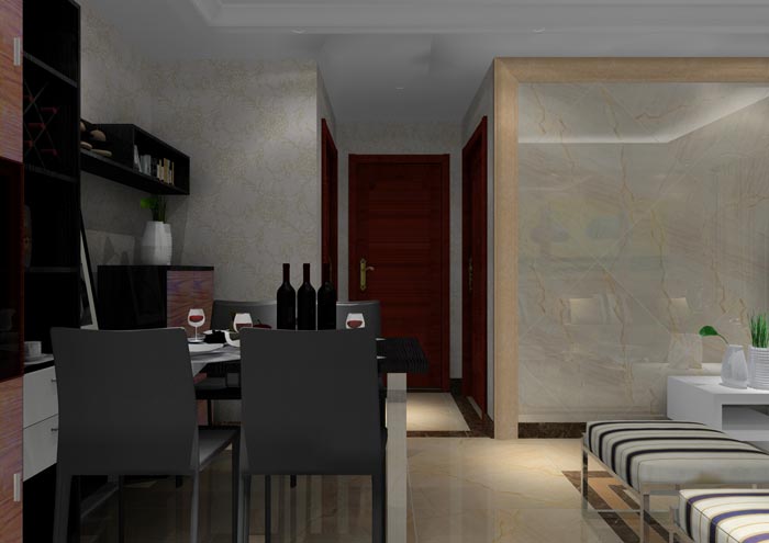 1xBET家装：佛山丹灶桂丹颐景园74㎡简约现代装修效果鉴赏