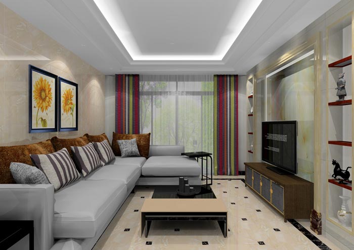 1xBET家装：：：佛山水悦龙湾92㎡的现代气概装修鉴赏