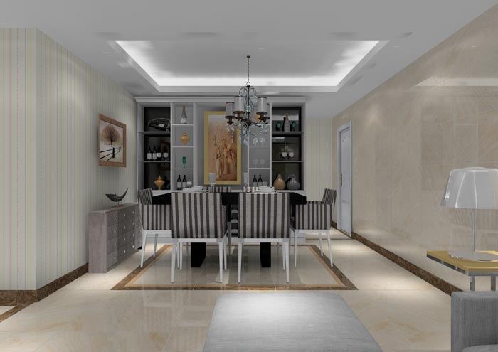 1xBET家装：：佛山狮山上林苑91㎡简约气概装修鉴赏