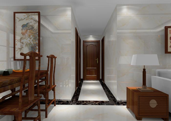 1xBET家装：：佛山龙湖春江名城98㎡的中式气概装修鉴赏