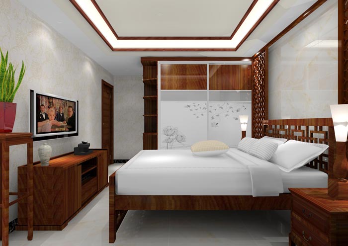 1xBET家装：：佛山龙湖春江名城98㎡的中式气概装修鉴赏