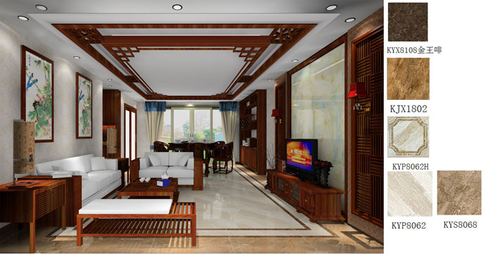 1xBET家装：：：佛山禅城怡翠晋盛花园133㎡的中式气概装修鉴赏