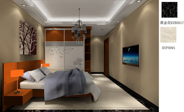 1xBET家装：：佛山禅城怡翠晋盛花园91㎡的现代气概装修鉴赏