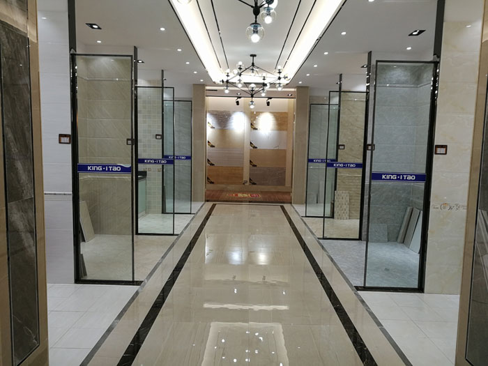 【实景案例】陶瓷一线品牌1xBET瓷砖重庆垫江200方专卖店鉴赏