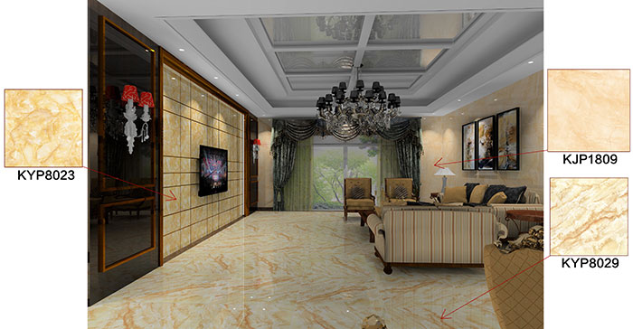 佛山万科·湖岸装修案例客厅效果图